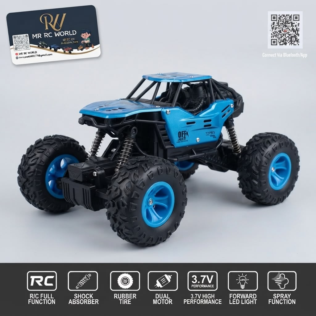 ROCK ROVER  ALLOY OFF-ROAD 2X2 RC CAR 2.4 GHZ  ( MY BEST RC ROCK )