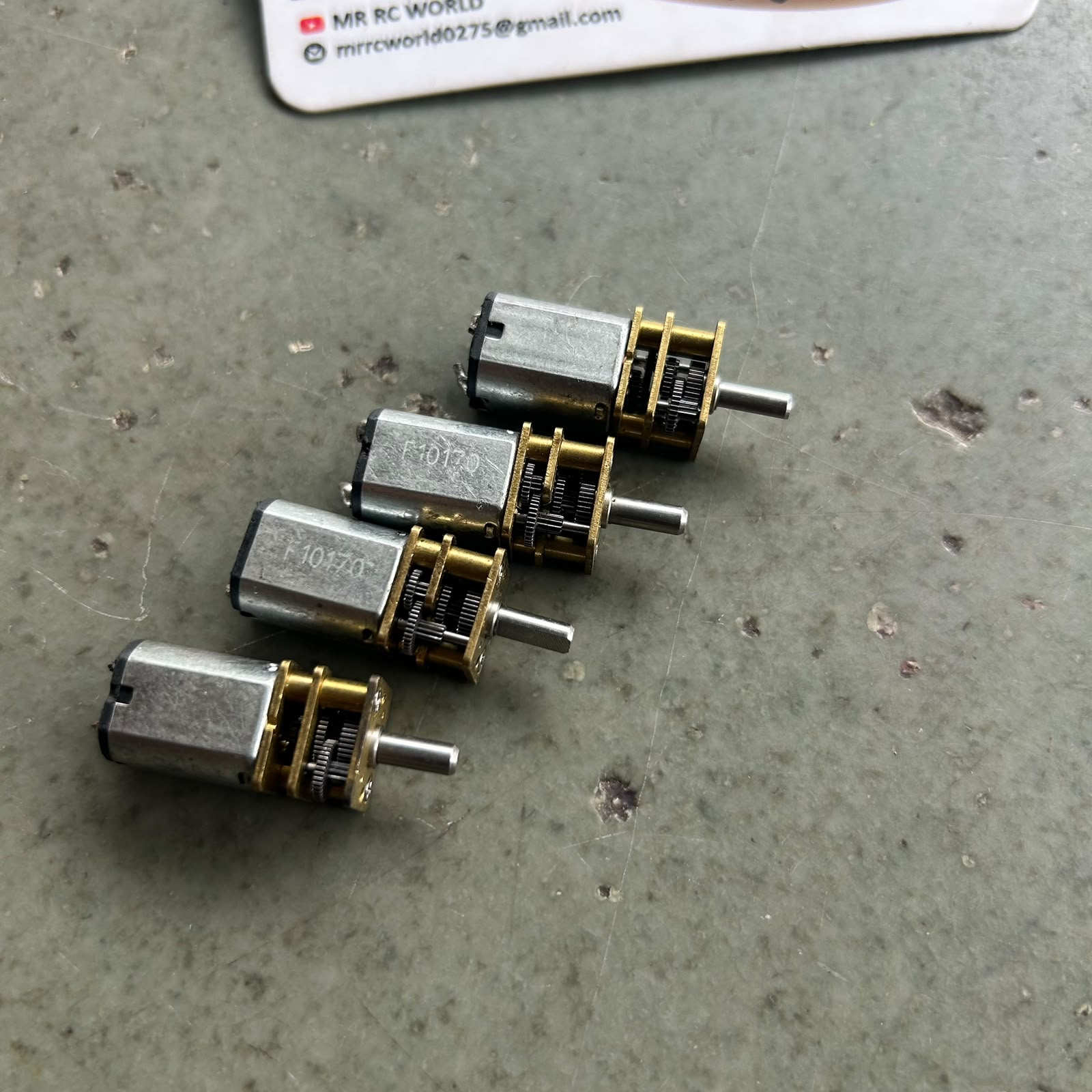 N20 GEARMOTOR 60 RPM 3V TO 5V OPRETED (4 PCS)