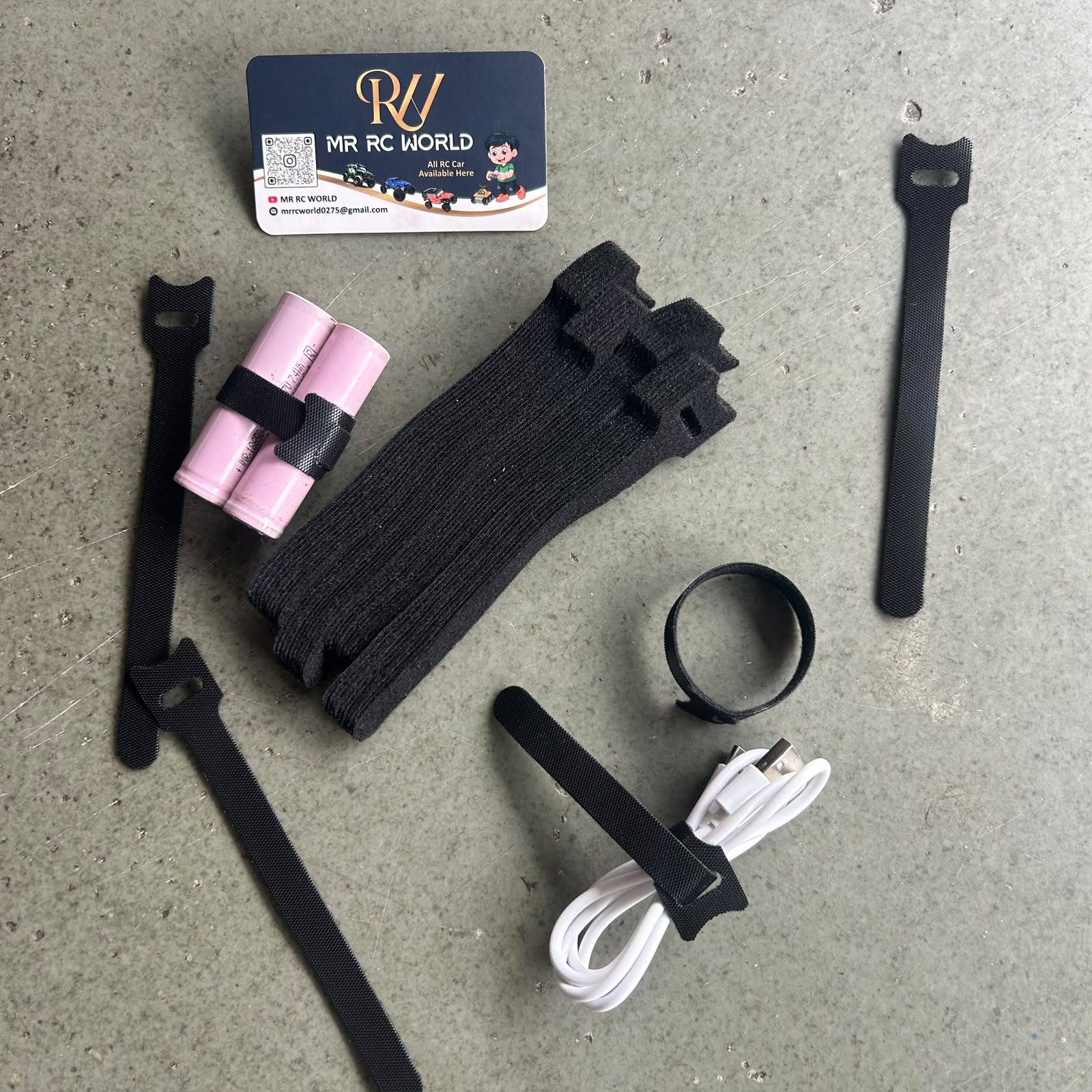 Reusable Velcro Cable Ties and Wire Management Organizer Straps (10 pcs)