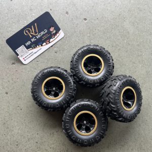 RC ROCK CRAWLER ( 65MM ) RUBBER DRIP TYRE 4 PCS