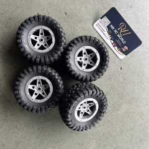 BIG RC ROCK CRAWLER ( 80MM ) RUBBER DRIP TYRE 4 PCS