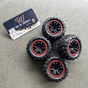 MULTI-SPOKE  RC CRAWLER ( 65MM ) RUBBER DRIP TYRE 4 PCS