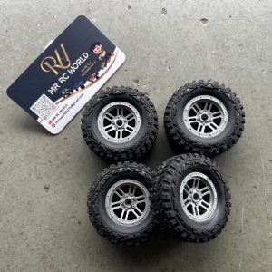 MUD-TERRAIN GRIPRC CRAWLER ( 55MM ) RUBBER  MULTI- 7 SPOKE   TYRE 4 PCS