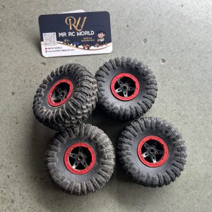 OFF-ROAD RC ROCK CRAWLER (75MM) RUBBER SOPKE RIM 4 PCS