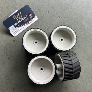 DIY DEEP-DISH SOLID PLASTIC DRUM RIM (70MM) SET SCREW 4 PCS