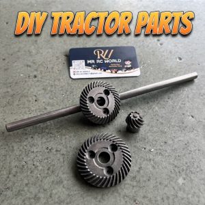 RC TRACTOR METAL SPIRAL BEVEL GEAR SET WITH DRIVE SHAFT COMBO
