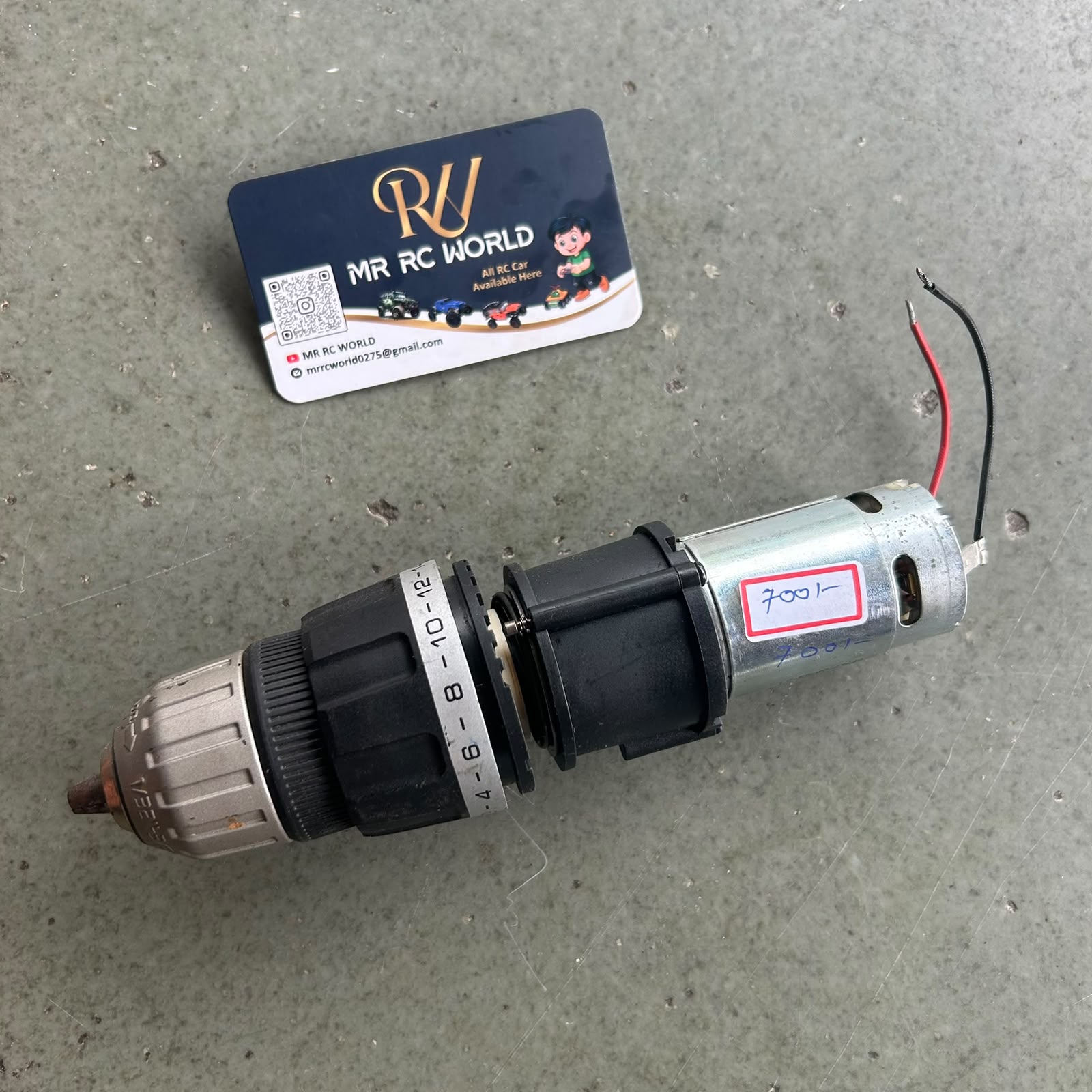 12v to 18v Drill Machine ( Internal Matel & High Quality Plastic Gears )