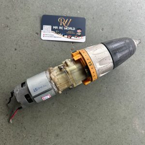Heavy-Duty 12V-18V Dual Gear Drill Motor with Adjustable Torque Ring