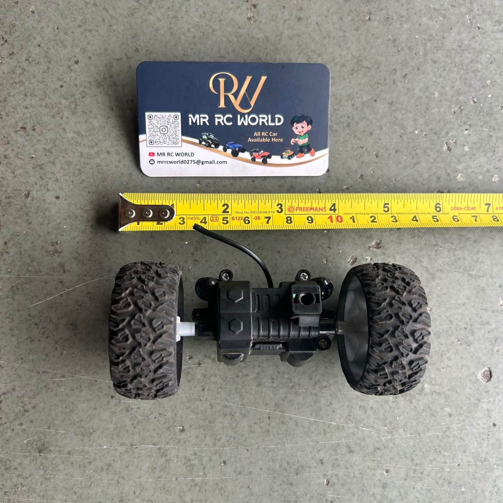 Mini Rc Rock Gearbox with 2 Tyer