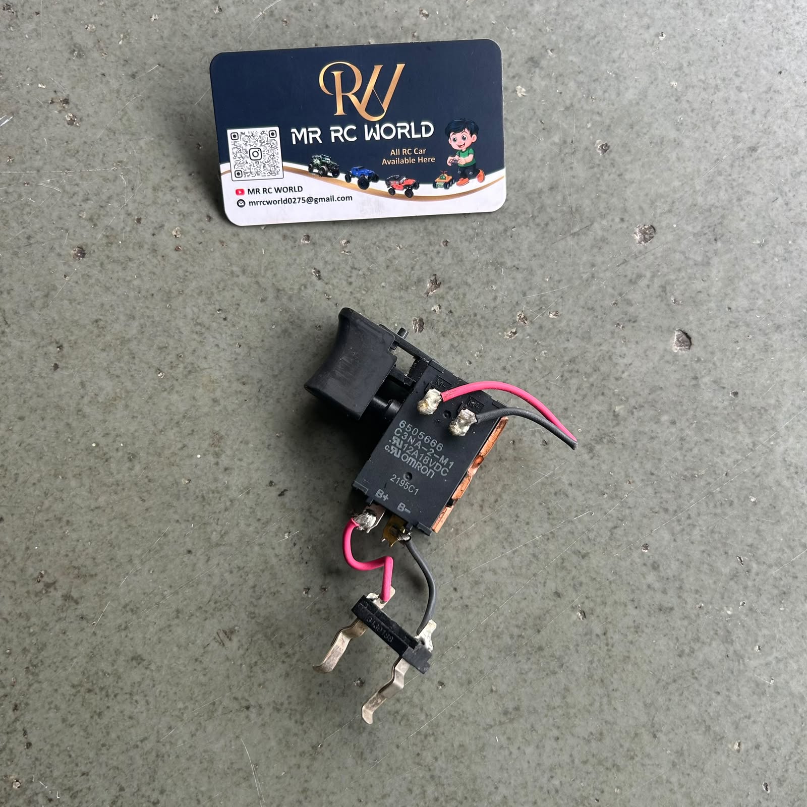 OEM Omron 18V 12A Cordless Power Tool Drill Trigger Switch with Wires