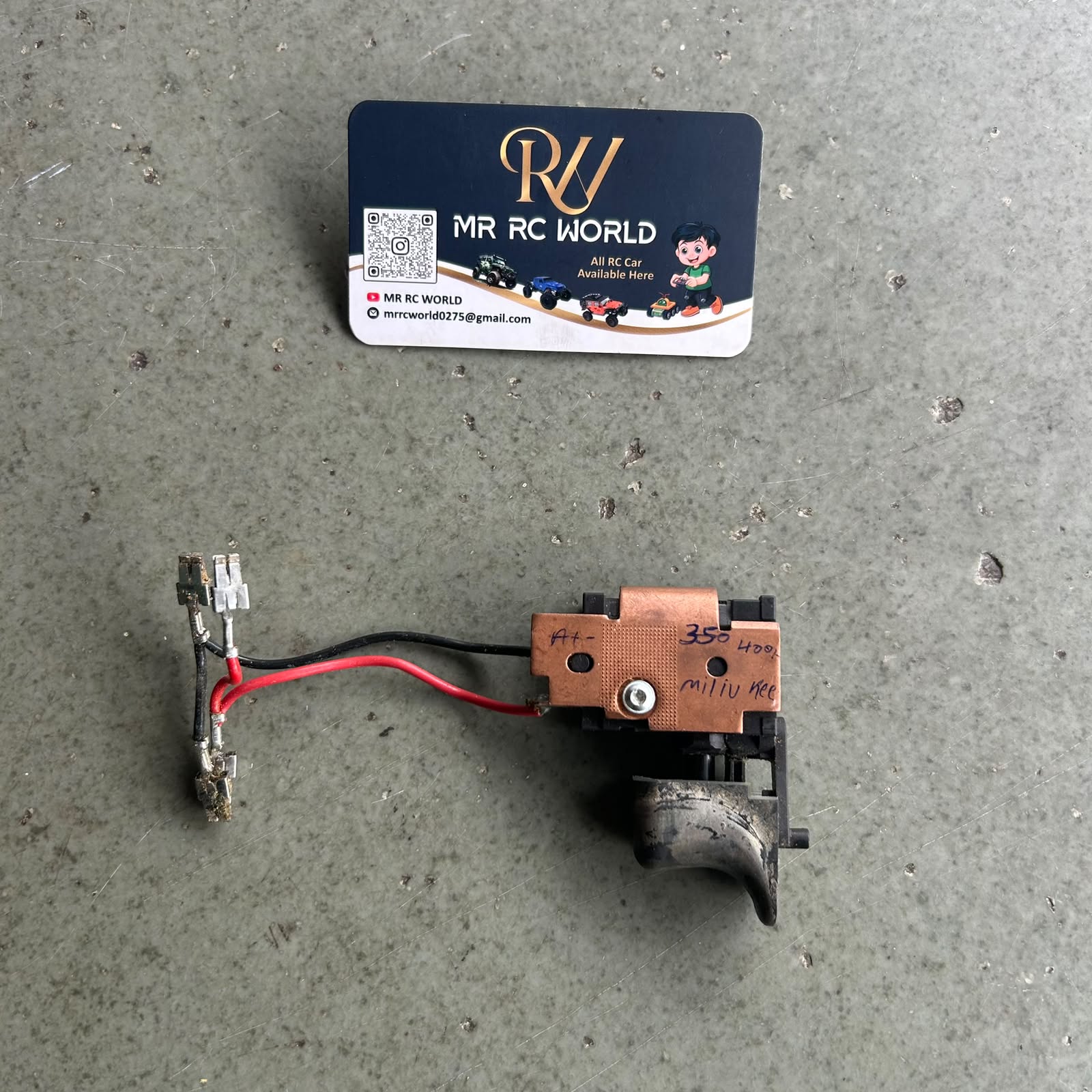 Marquardt 2711.5801 12V-18V 25A Cordless Drill Trigger Switch