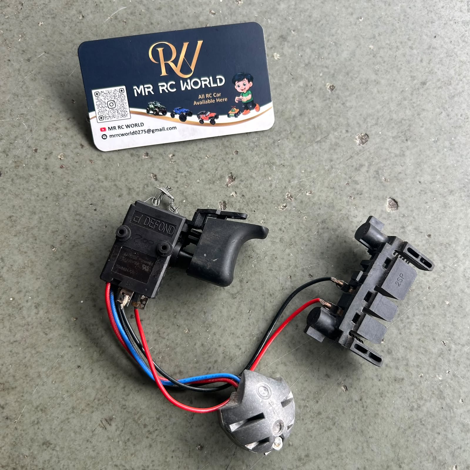 DEFOND CGJ-3112B 20.4V 12A Ride-On Car Trigger Switch