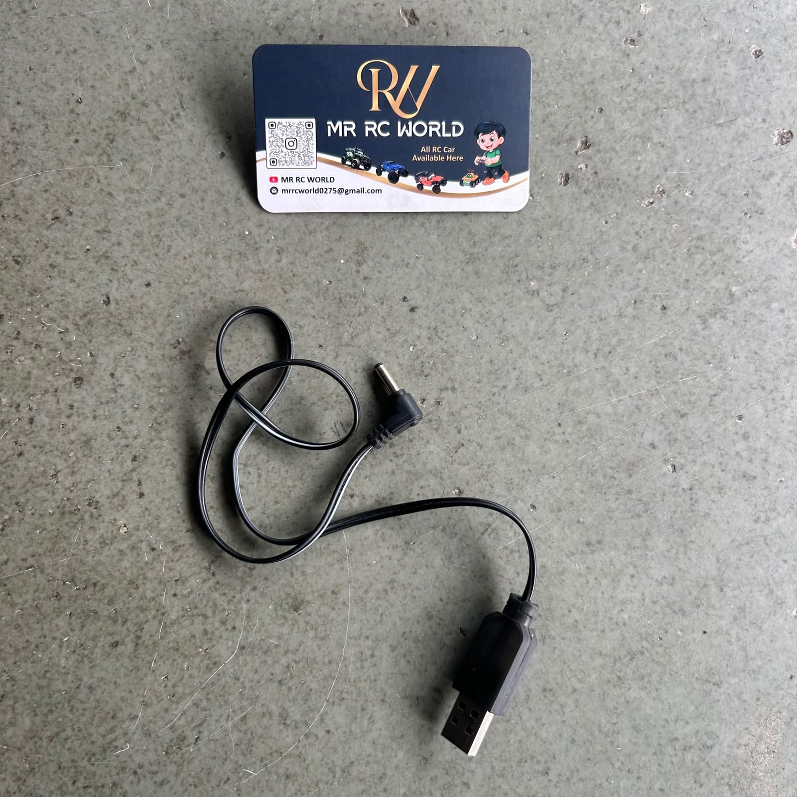 USB to SM / Barrel Jack Rc Car Battery Charging Cable