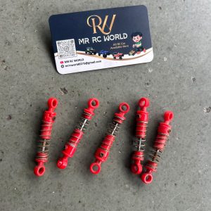 OLD RC Rock Crawler Red Shock Absorber / Suspension Damper (Set of 5)